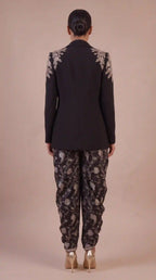 RAATRANI - Jacket-Blouse Banarasi Dhoti Set — thumbnail 4