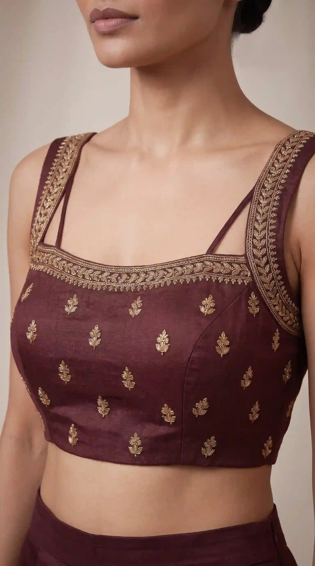 NAKSHATR - Modal Silk Zardosi Blazer Blouse-Pant Set