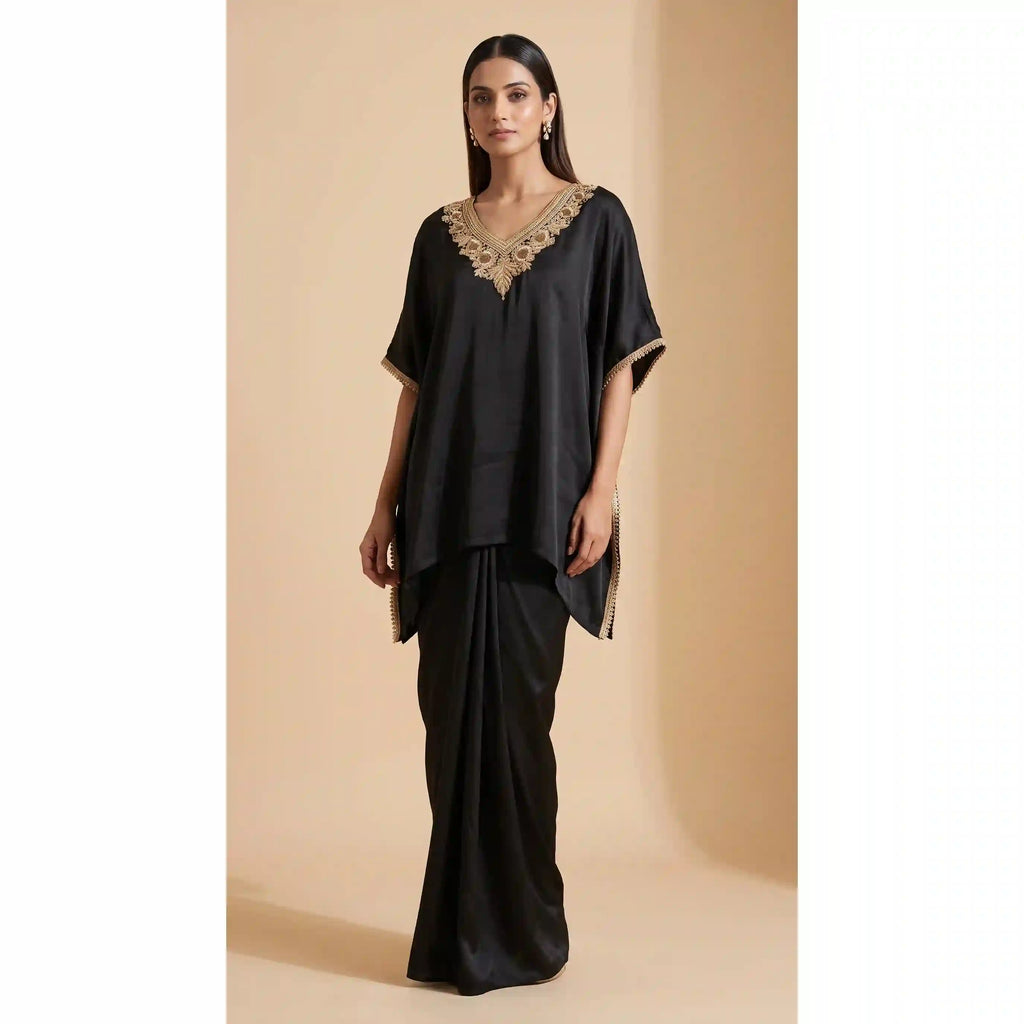 LAVANYA - Kaftan-Draped Skirt Set