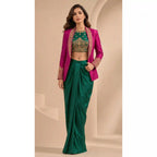 GUL - Halter Top-Skirt and Blazer Set