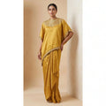 HALDAR - Kaftan-Draped Skirt Set