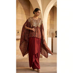 RAABTA - Kaftan Draped Skirt Set