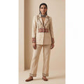 RAAS - Blazer and Pant Mirror Work Set