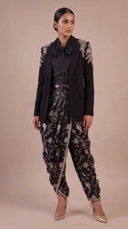 RAATRANI - Jacket-Blouse Banarasi Dhoti Set — thumbnail 3