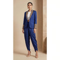 TARANG - Crop Top-Dhoti Set with Blazer