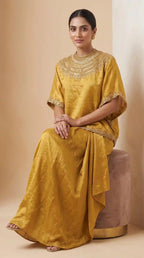 HALDAR - Kaftan-Draped Skirt Set