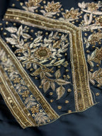 SITARA - Crop Top-Palazzo Pant and Blazer Set