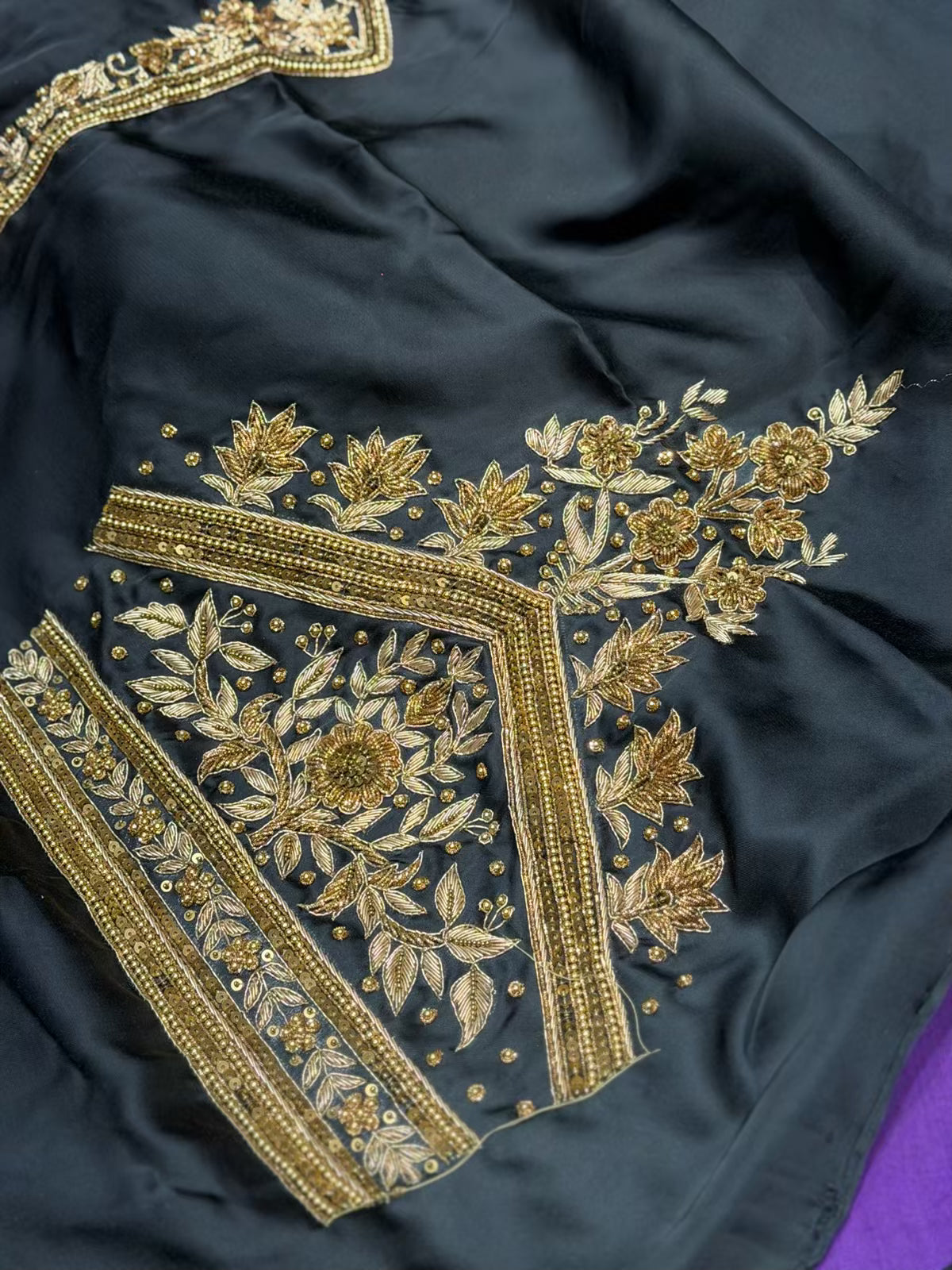 SITARA - Crop Top-Palazzo Pant and Blazer Set