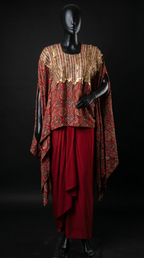 RAABTA - Kaftan Draped Skirt Set