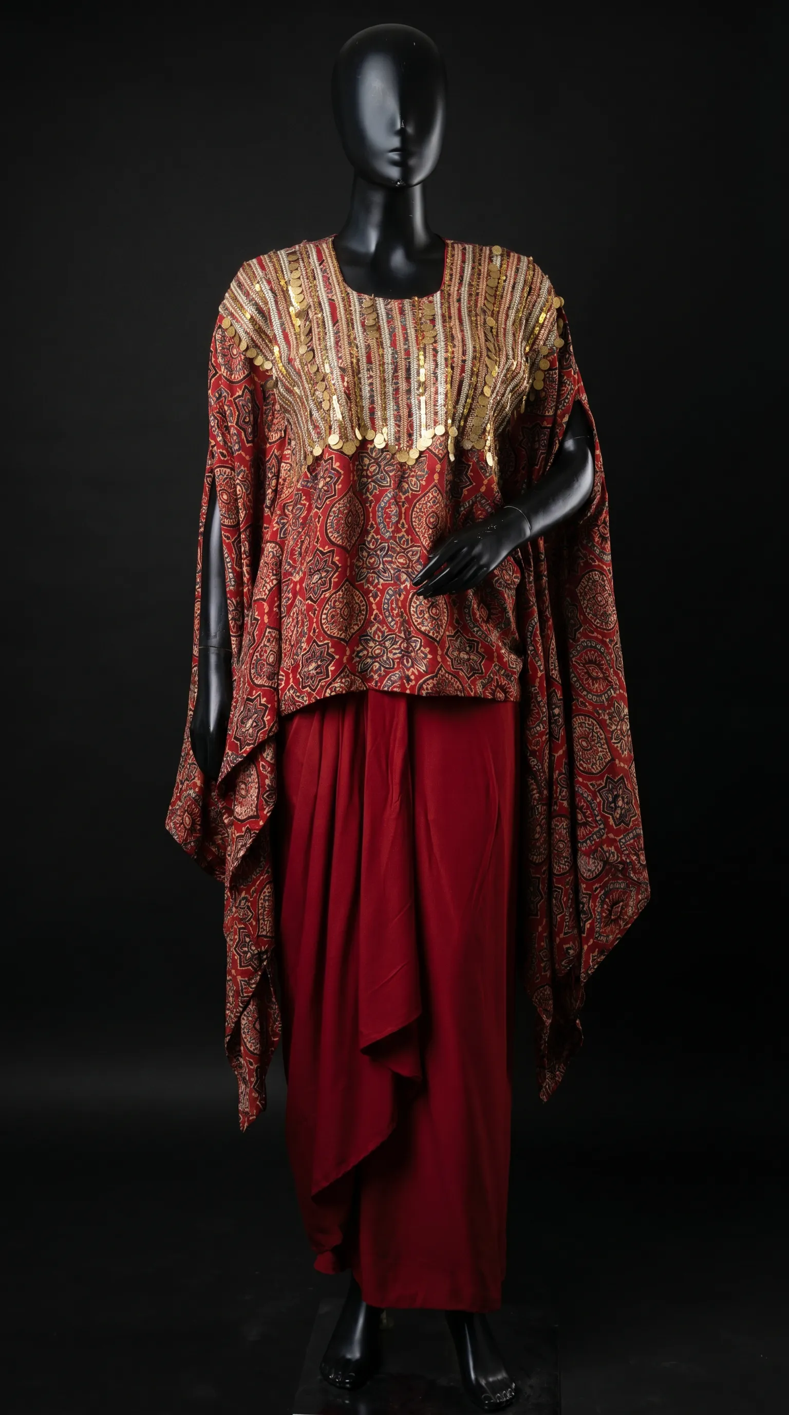 RAABTA - Kaftan Draped Skirt Set