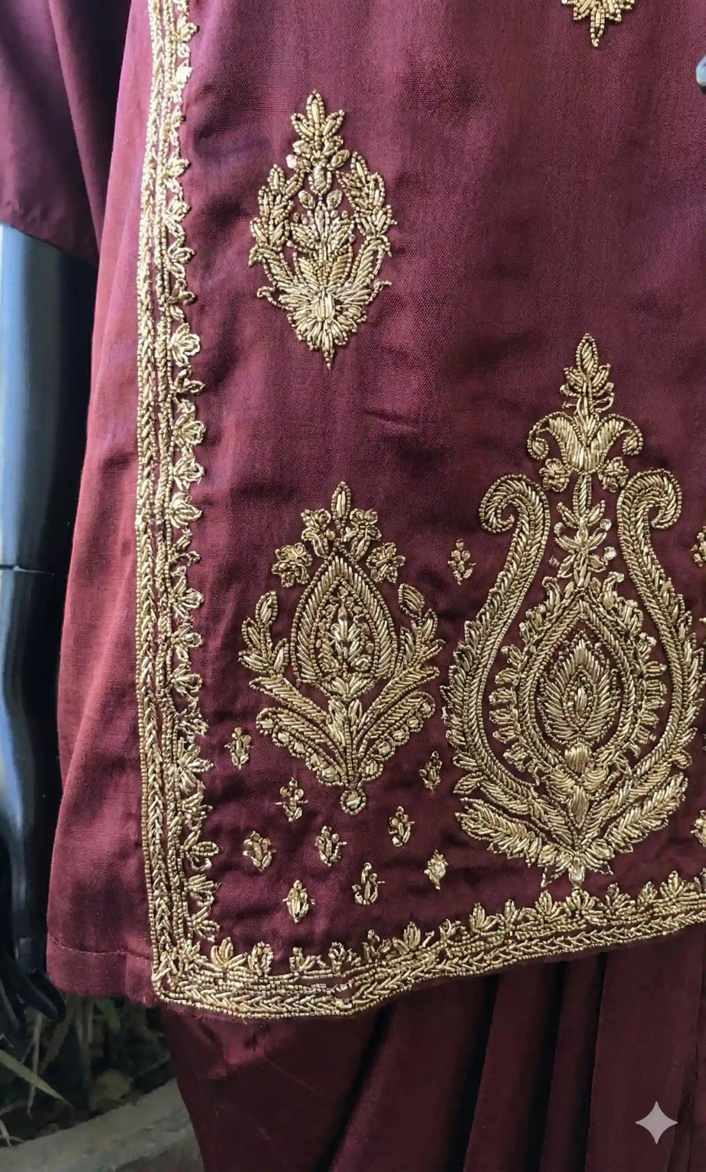 AABHA - Kaftan Draped Skirt Set