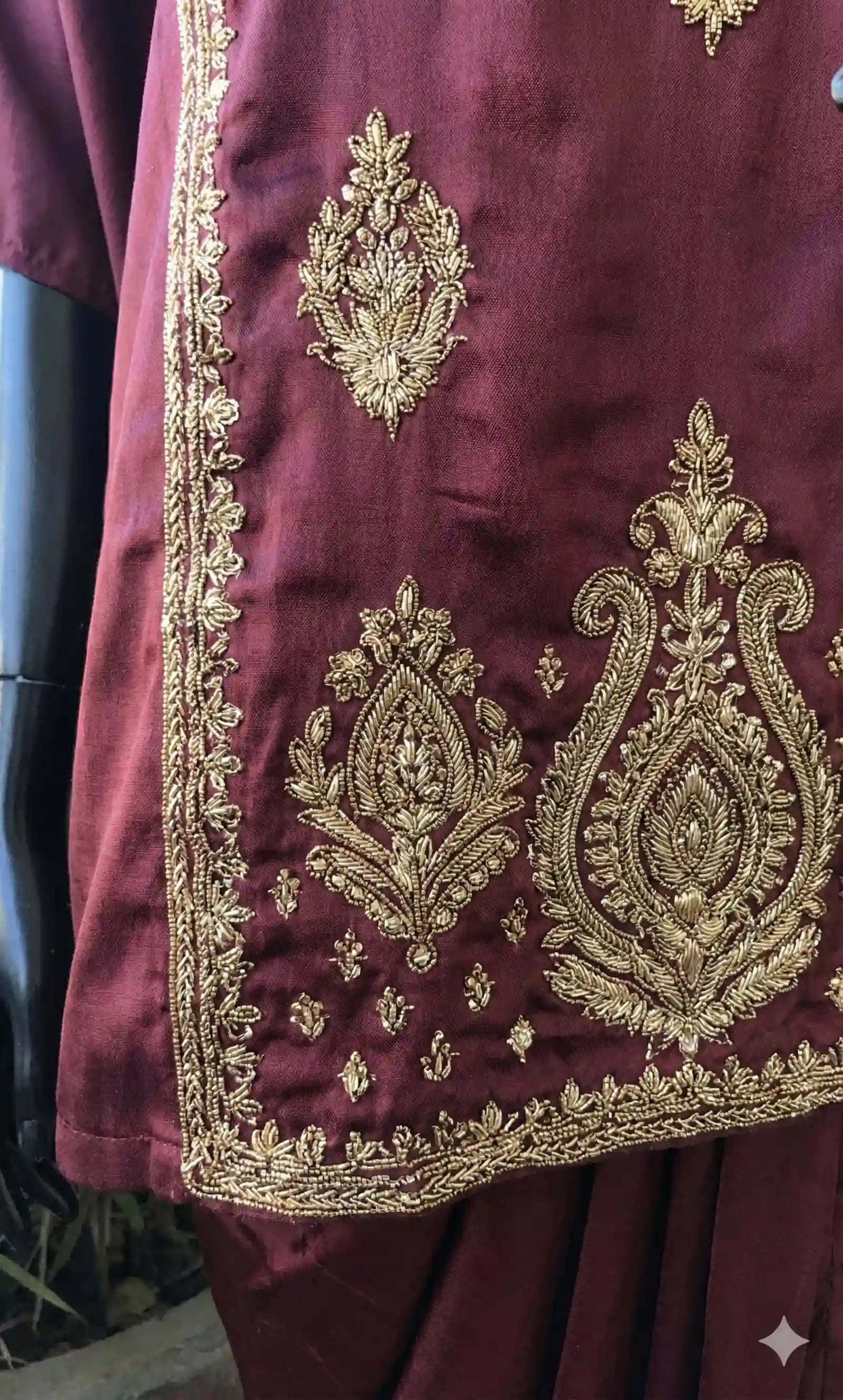 AABHA - Kaftan Draped Skirt Set