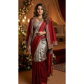 LAAL - Blouse, Saree and Blazer Set