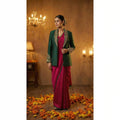 UMRAO - Saree-Blazer Set
