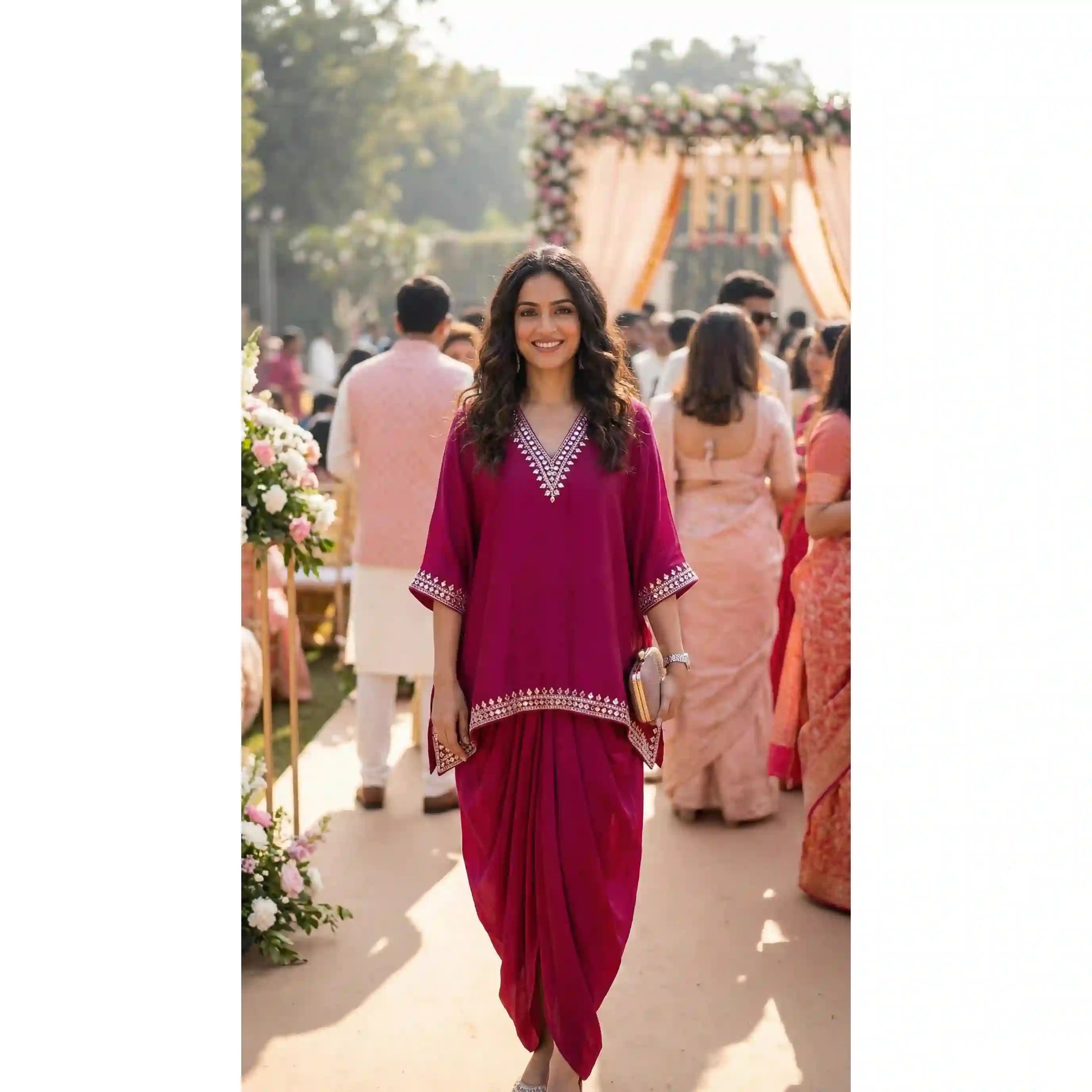 JHALAK - Kaftan-Dhoti Set