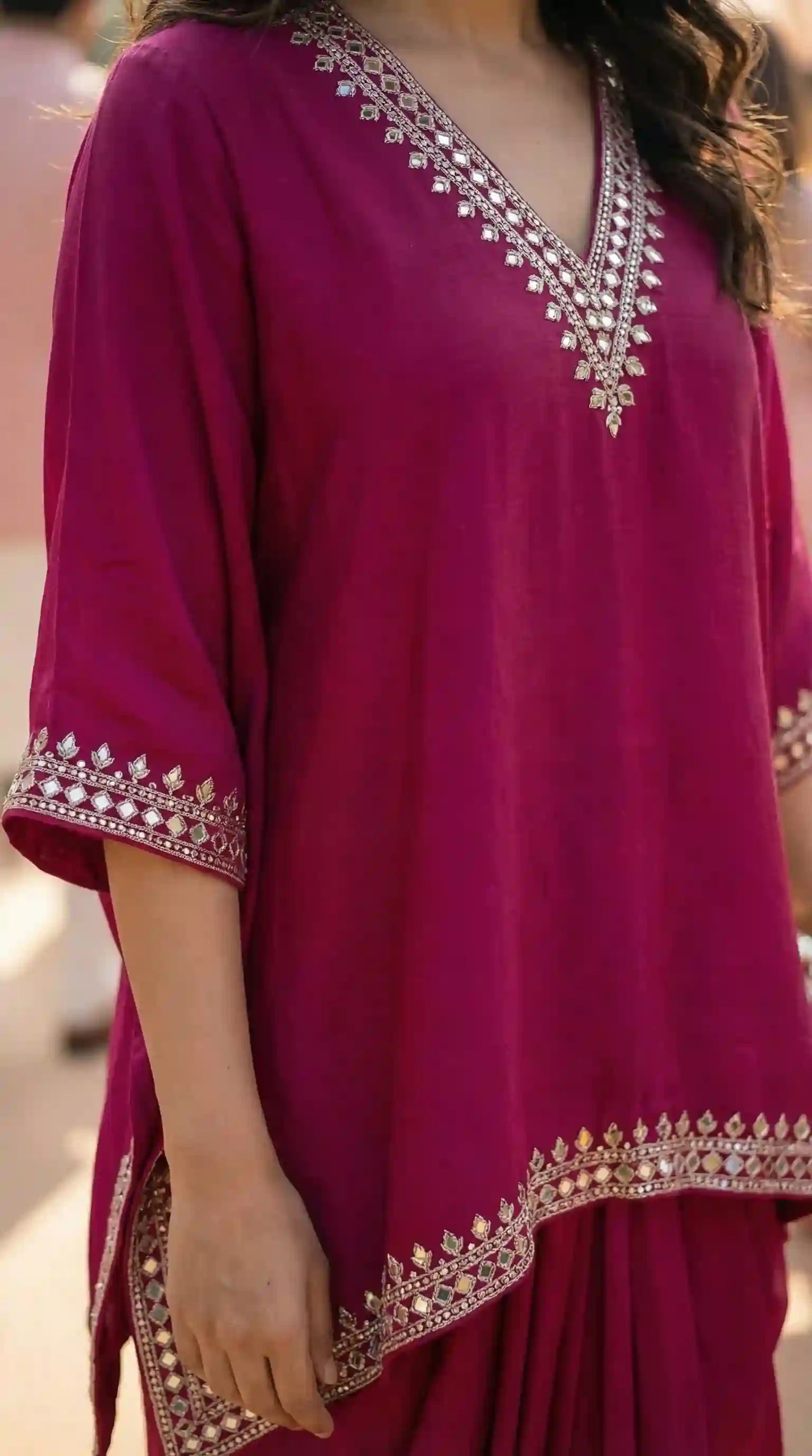 JHALAK - Kaftan-Dhoti Set