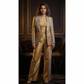 SONA - Blouse, Pant and Blazer Set