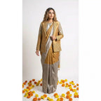 CHANDI - Blouse, Saree and Blazer Set