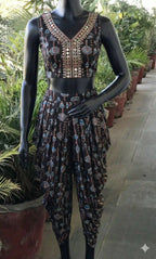 KALA - Blouse-Dhoti Pant Set