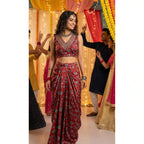 KAVYA - Blouse-Dhoti Pant Set