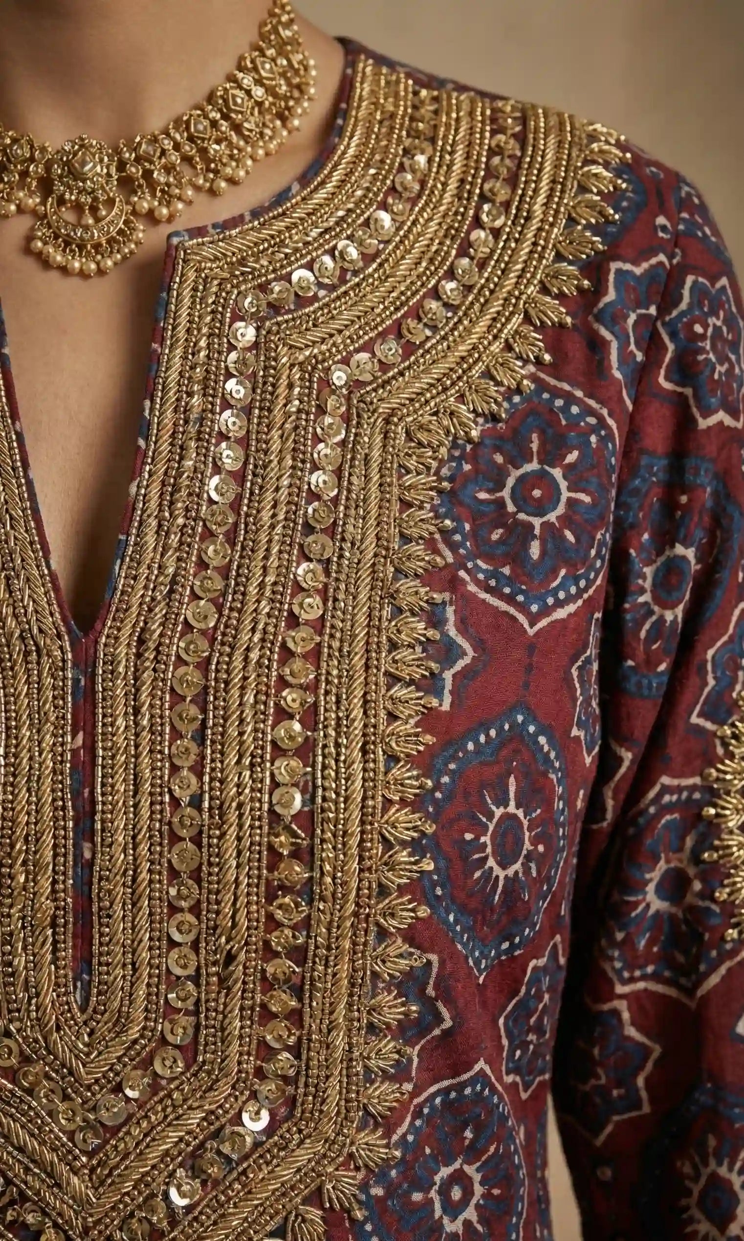 AVANI - Kurta-Draped Skirt Set