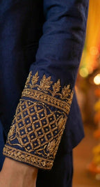 TARANG - Crop Top-Dhoti Set with Blazer