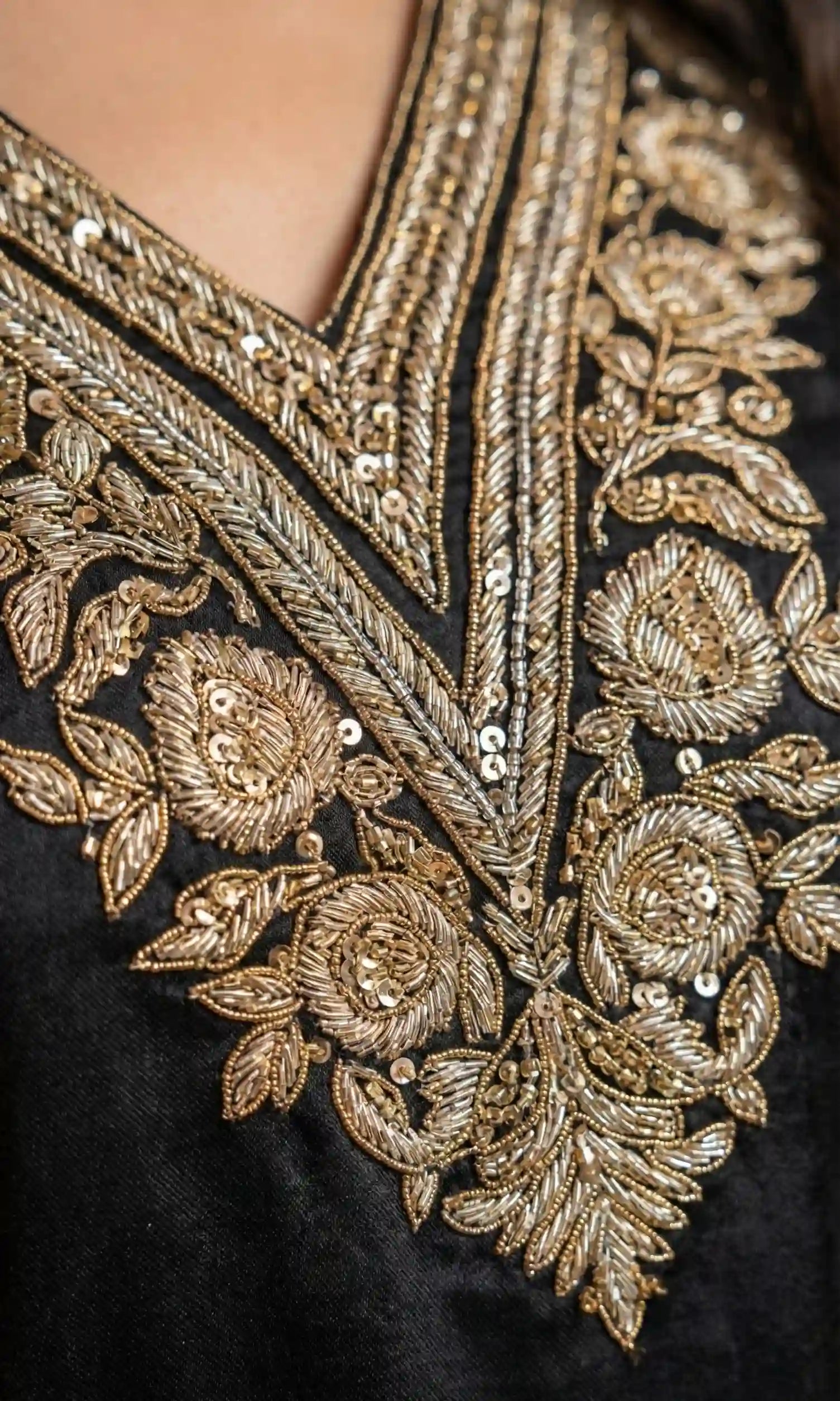 LAVANYA - Kaftan-Draped Skirt Set