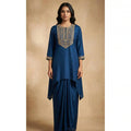 VYOMA - Kurta-Draped Skirt Set