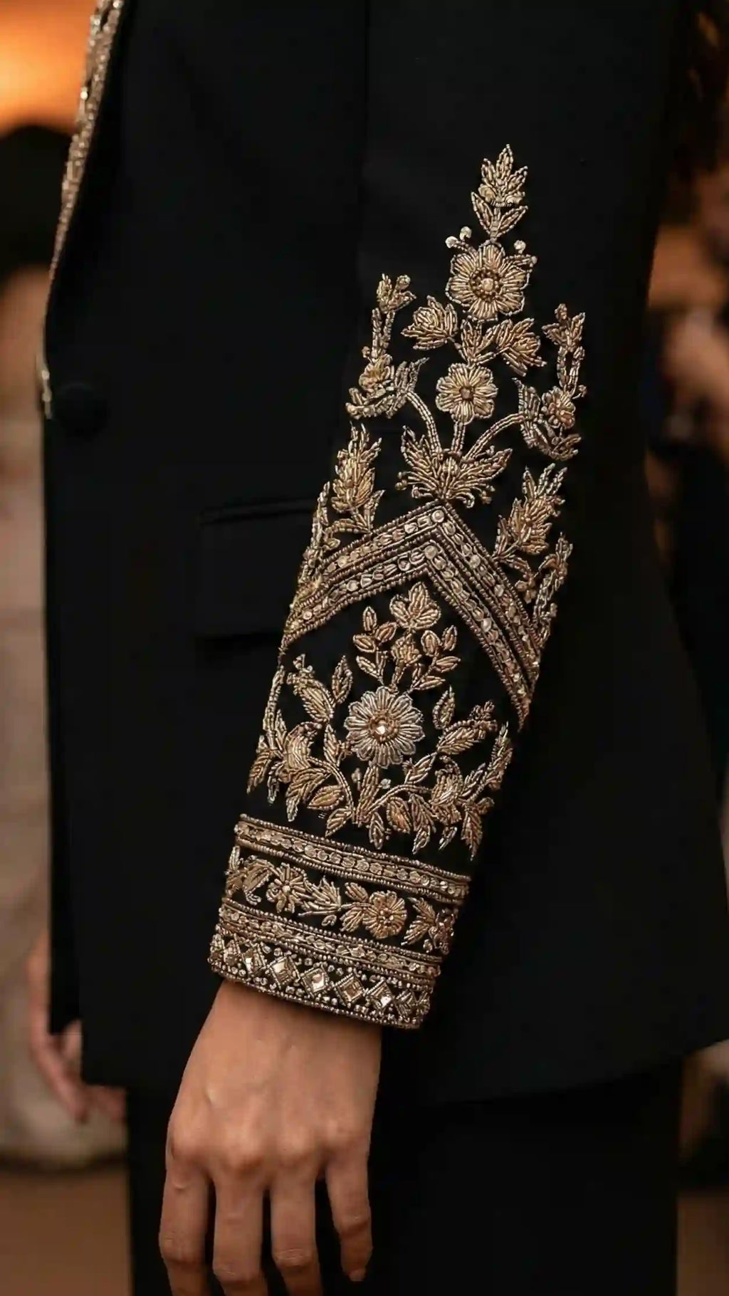 SITARA - Crop Top-Pant and Blazer Set