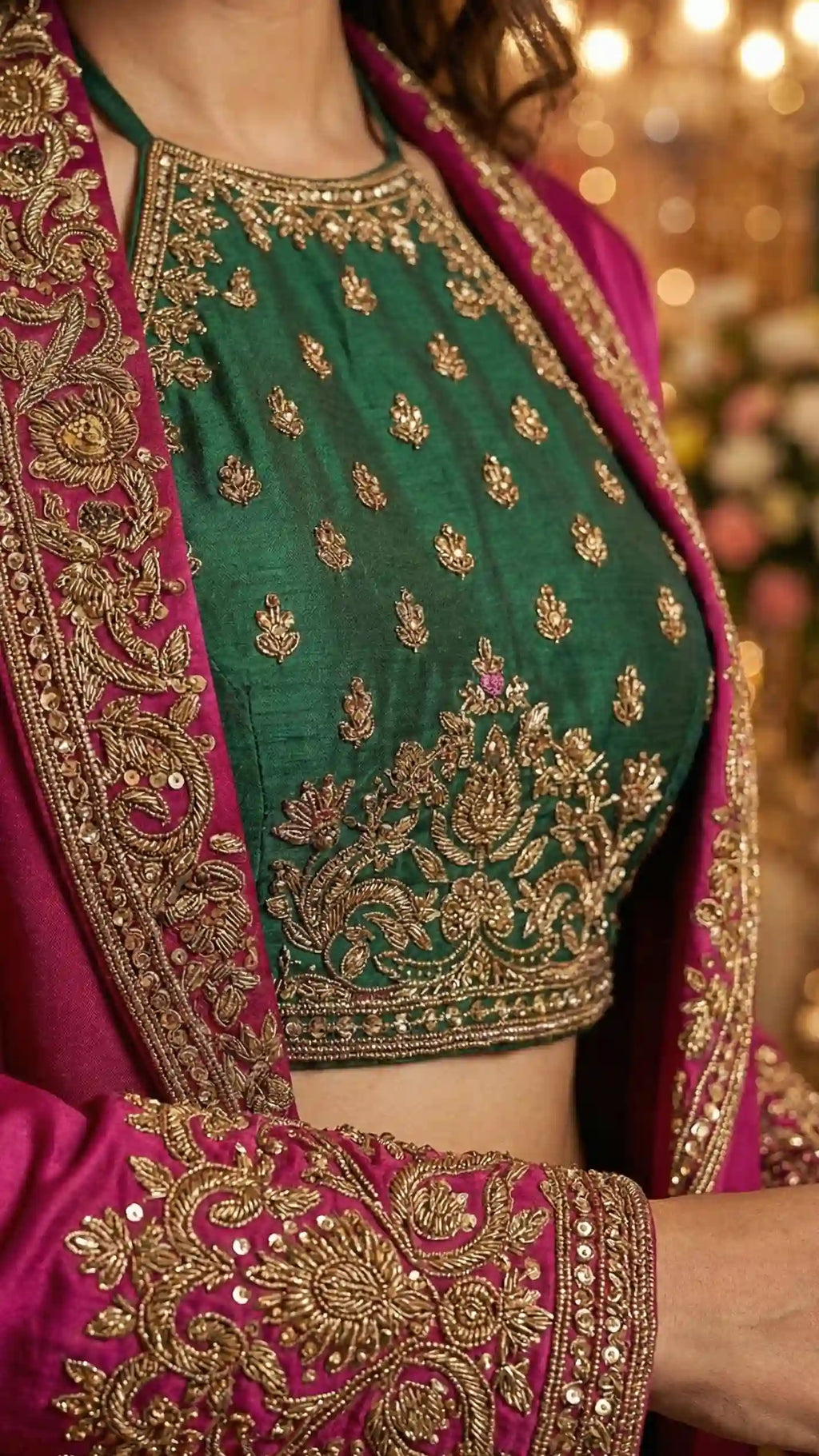 GUL - Halter Top-Skirt and Blazer Set