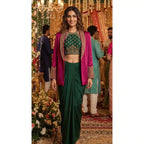 GUL - Halter Top-Skirt and Blazer Set